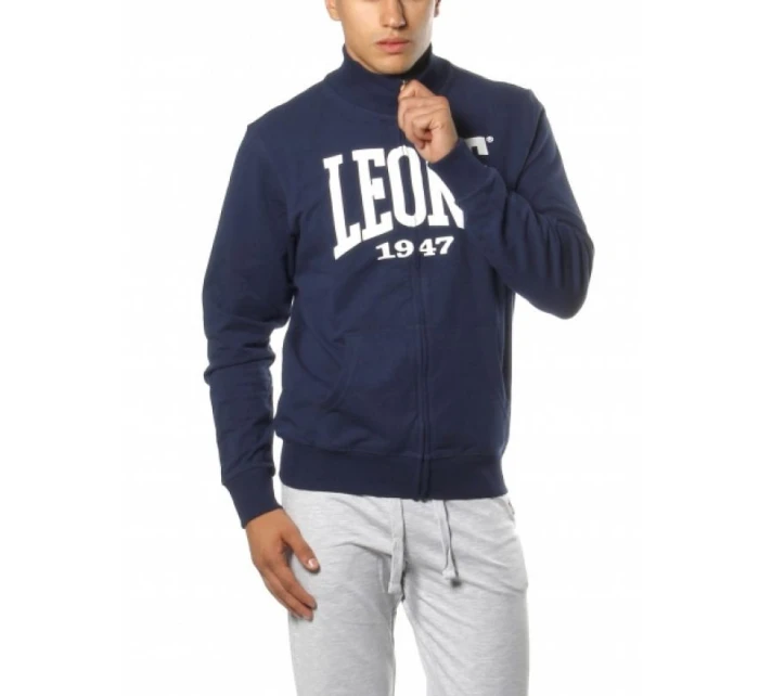 Pánska mikina LEONE LSM314/S16 tmavomodrá "M"