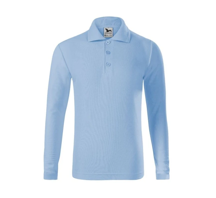 Detská polokošeľa Pique LS (modrá) Detská polokošeľa Pique LS (modrá)