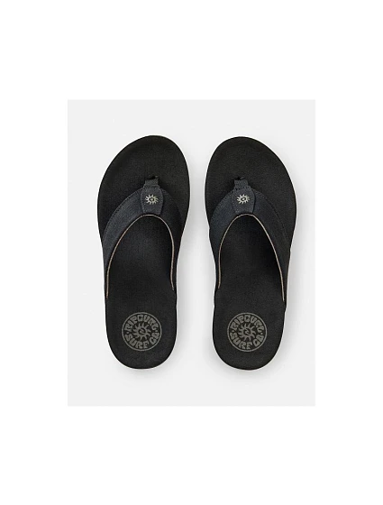 Pánske šľapky RIP CURL Pacific Rinse Bloom Open Toe, čierne, dámske
