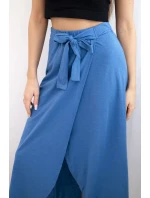 Dámska bavlnená maxi sukňa so zaväzovaním