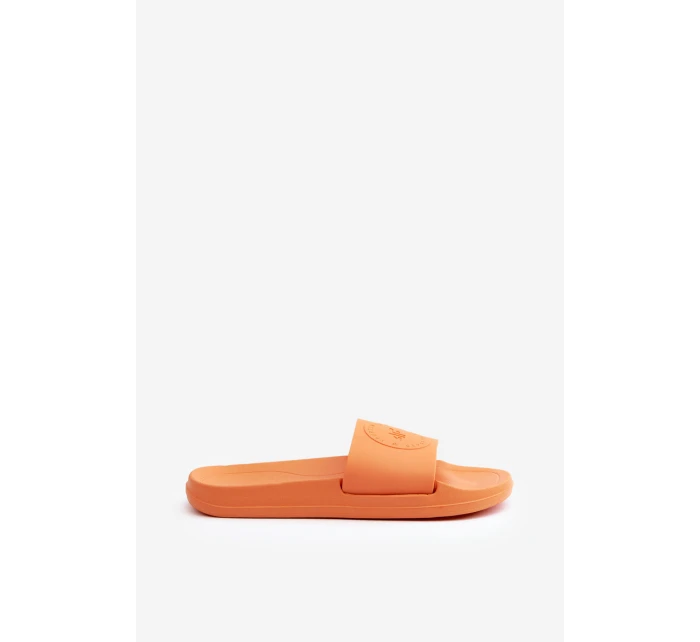 Damskie Klapki 4FMM00FFLIF045-70S Pomarańczowe