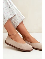 Dámské barefoot baleríny béžové Hollin Dámské barefoot baleríny béžové Hollin