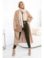 a elegantní dámský žebrovaný overal s výstřihem khaki barva model 21427385 - kocula