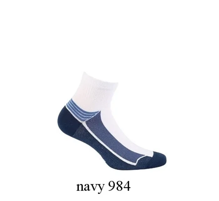 Pánske členkové ponožky Wola W 94.1N4 Ag +