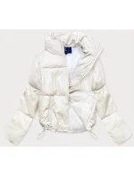 KRÓTKA KURTKA DAMSKA ZE  ECRU model 21242559 - Ann Gissy