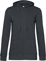 B&C Inspire Zipped Hood /women_° Dámska mikina s kapucňou 01.W36B asphalt