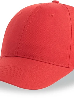 Atlantis Headwear Recy Six 6-panelová bejzbalová čiapka 33.0117 červená