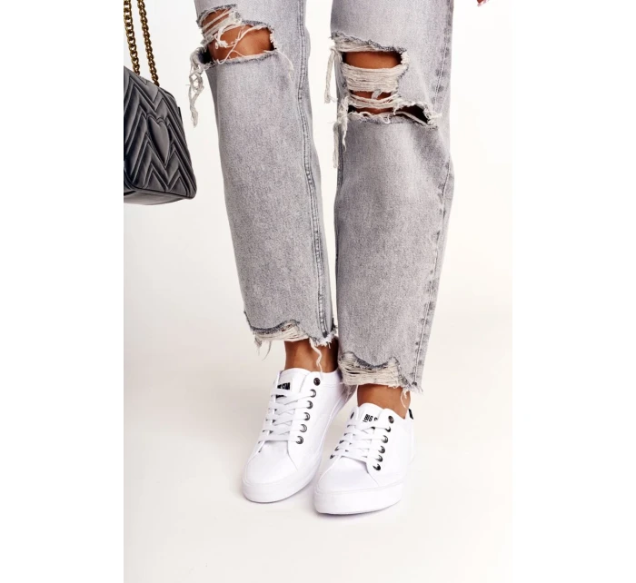 Dámske módne tenisky Big Star - biele Dámske módne tenisky Big Star - biele