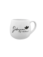 DĚKUJEME ZA VŠECHNO! - bílý keramický hrníček 300 ml