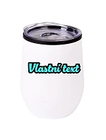 Personalizovaný termohrnček „BOWL“ s vlastným textom v obryse