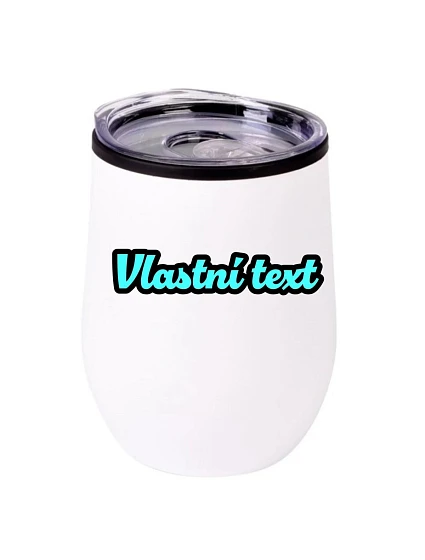Personalizovaný termohrnček „BOWL“ s vlastným textom v obryse