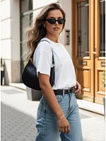 Dámske tričko PRINCY biele FashionStreet RY2391