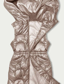 růžová vypasovaná vesta s kapucí model 18846322 - S'WEST