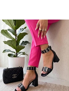 Sandále na podpätku model 227268 Solea