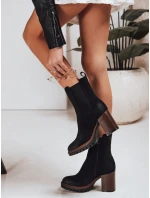 Dámské semišové kozačky černé Dstreet model 21994994 - FashionStreet Dámské semišové kozačky černé Dstreet model 21994994 - FashionStreet