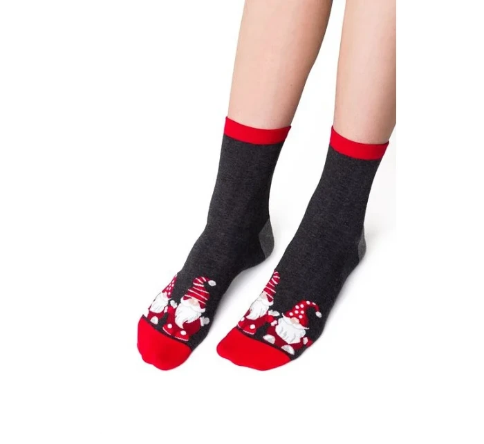 Dámské vánoční ponožky model 21327638 3540 - Steven Dámské vánoční ponožky model 21327638 3540 - Steven