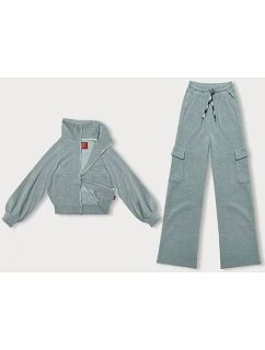 Casual komplet v mátové barvě s kalhotami typu cargo model 22551000 - LHD