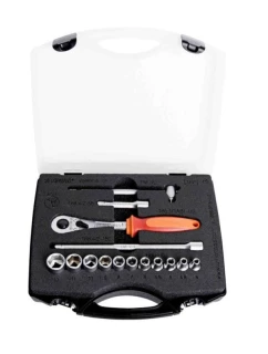 Sada nástrčných kľúčov UNIOR 1/4'' v krabici