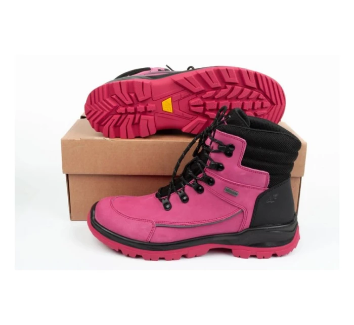 Dámská zimní obuv model 17071467 růžová - 4F Dámská zimní obuv model 17071467 růžová - 4F