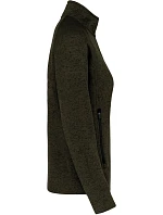 K Dámská melanžová pletená fleecová bunda 20. dark khaki melange model 22423080 - Kariban K Dámská melanžová pletená fleecová bunda 20. dark khaki melange model 22423080 - Kariban