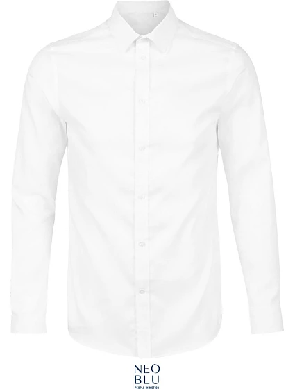 NEOBLU Blaise Men Mikro keprová košeľa s dlhým rukávom 24.3182 optic white NEOBLU Blaise Men Mikro keprová košeľa s dlhým rukávom 24.3182 optic white