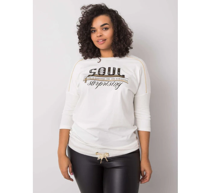 Bluzka RV BZ model 21185755 ecru - FPrice