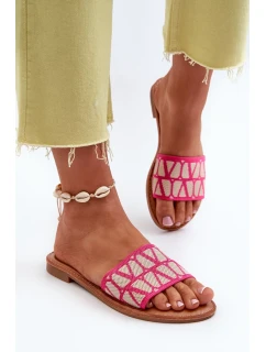 Dámske ploché papuče Fuchsia Traivea