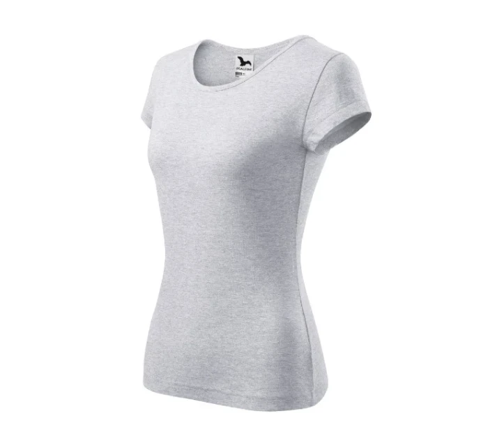 Pure tričko dámské světle šedý melír Pure tričko dámské světle šedý melír