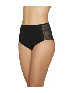 Nohavičky s vysokým pásom 19191 čierne - Ysabel Mora