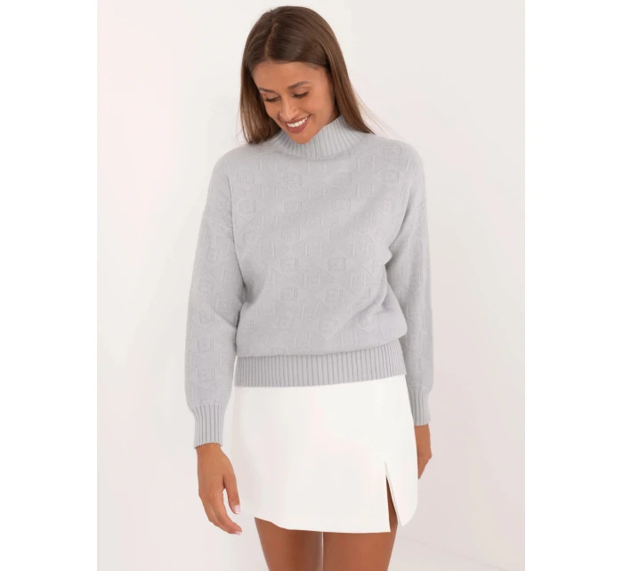 Dámsky sveter jumper AT SW 2339.54 šedý - FPrice