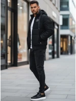 Pánská prošívaná bunda černá Dstreet model 21995316 - FashionStreet