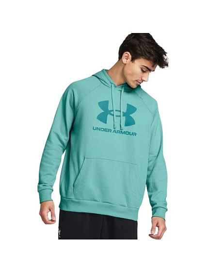 Pánská mikina Rival Fleece Logo námořnická modrá,  M model 22306506 - Under Armour