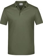 Daiber JN 792 Pánské piqué polo 02.0792 olive Daiber JN 792 Pánské piqué polo 02.0792 olive