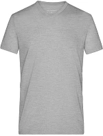 JN Pánské tričko s výstřihem do V 02.0 grey heather model 22494637 - Daiber JN Pánské tričko s výstřihem do V 02.0 grey heather model 22494637 - Daiber