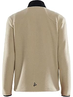 Craft Corporate ADV Pile Fleece Jacket M Pánska fleecová bunda Sherpa 81.2220 ecru/čierna