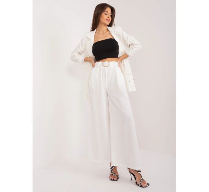 Spodnie DHJ SP model 19760140 ecru - FPrice Spodnie DHJ SP model 19760140 ecru - FPrice