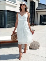 SIENA biele šaty FashionStreet EY2505