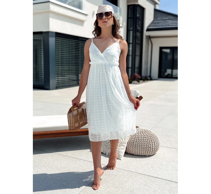 SIENA biele šaty FashionStreet EY2505