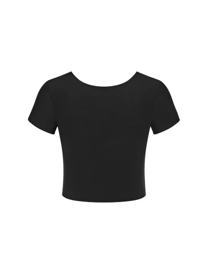 Dámsky top ZERO Feel 2.0 Crop Top - BLACK - black 0004 - SLOGGI Dámsky top ZERO Feel 2.0 Crop Top - BLACK - black 0004 - SLOGGI
