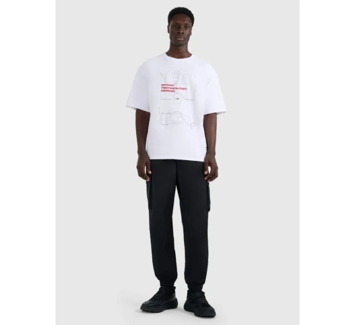 Pánske tričko oversize s potlačou 4F 4FRAW25TTSHM3257-10S Pánske tričko oversize s potlačou 4F 4FRAW25TTSHM3257-10S