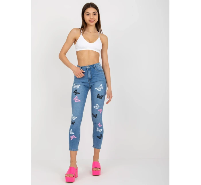 Spodnie jeans NM SP D8015.31X niebieski