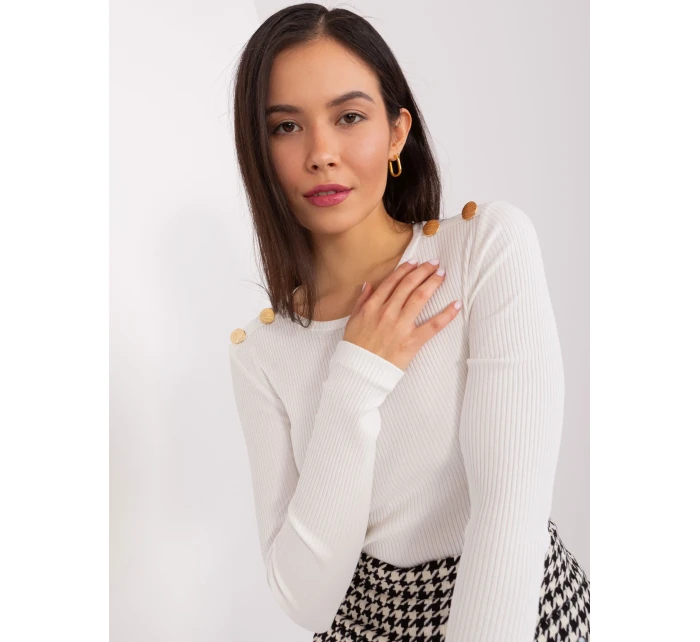 Bluzka RV BZ model 19034349 ecru - FPrice Bluzka RV BZ model 19034349 ecru - FPrice