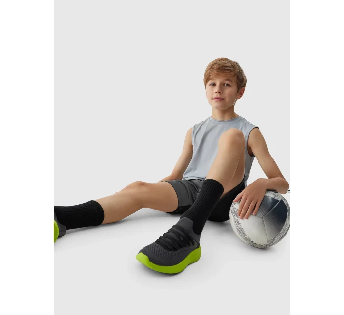 Chlapecké sportovní rychleschnoucí šortky 4F - černé