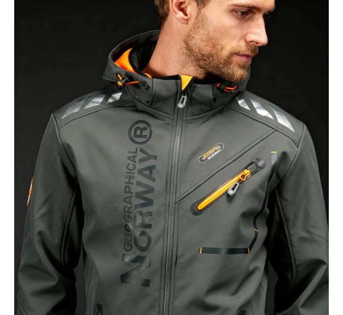 Softshellová bunda DB 068 M Grey / Orange model 21182056 - Geographical Norway