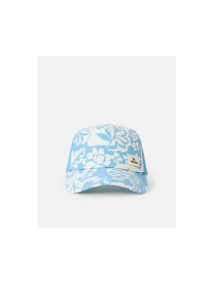 Dámska čiapka s kšiltom RIP CURL Mixed Yardage Trucker, modrá