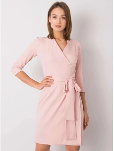 Dámske šaty LK SK 507665.17P Púdrovo ružová - FPrice