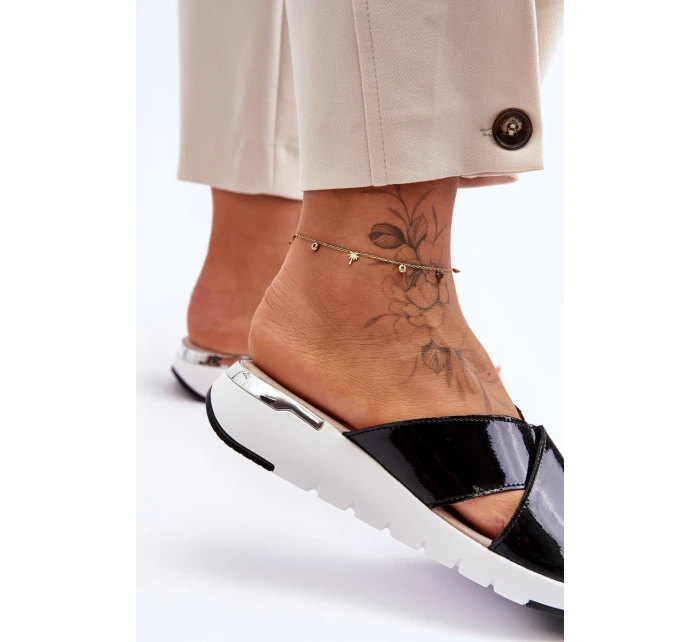 Lakované nízké  Černé model 21625790 - S.Barski