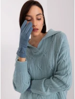 Rękawiczki AT RK model 19040798 szaro niebieski - FPrice