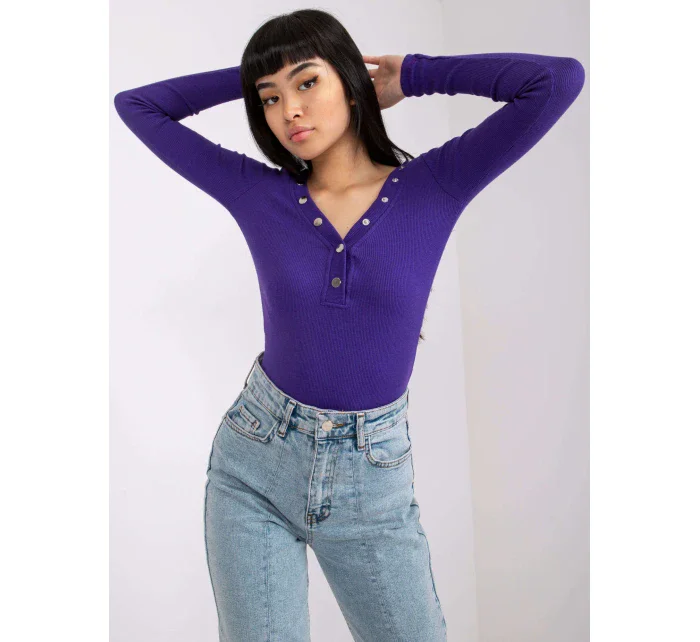 Halenka RV BZ model 17049939 tmavě fialová - FPrice Halenka RV BZ model 17049939 tmavě fialová - FPrice