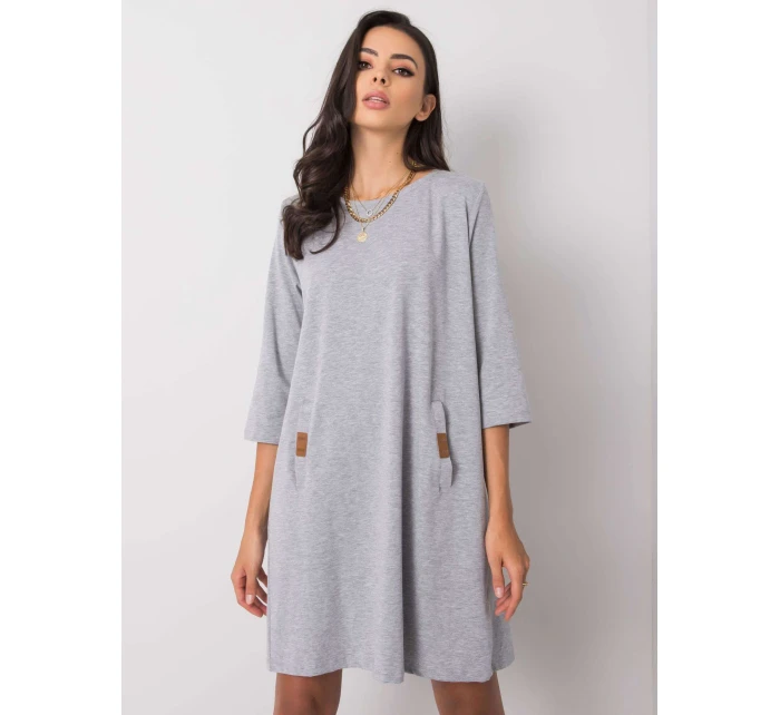 Šaty RV SK 6274.36P sivá